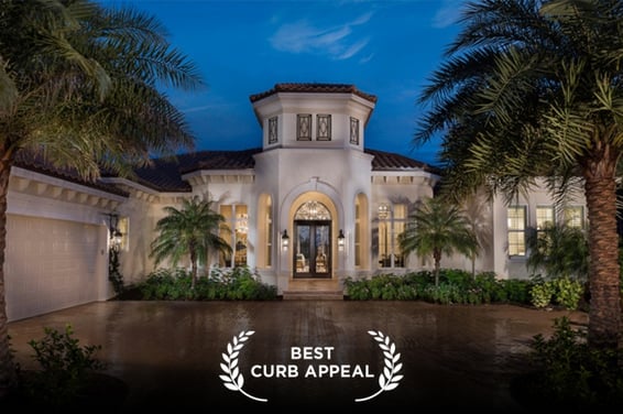 The Delfina Luxury Home Sarasota was voted Best Curb Appeal