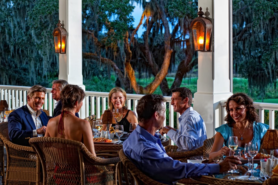 Camaraderie is just one of the many luxury amenities offered at The Founders Club