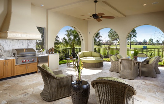 Bring in your lanai furniture to protect your home in The Founders Club 