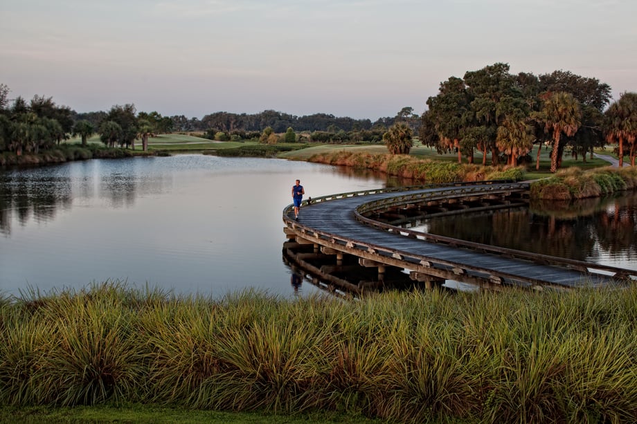 The Founders Club boardwalk