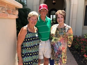 Richard and nancy sneed with Sarasota Real estate agent sandra rubinsten