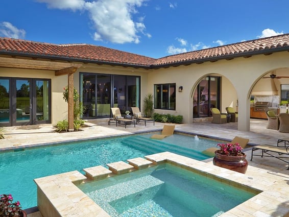 The Girona is only one of the many available luxury homes Sarasota.