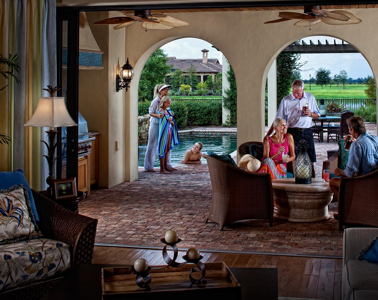 merge the indoors with the outdoors